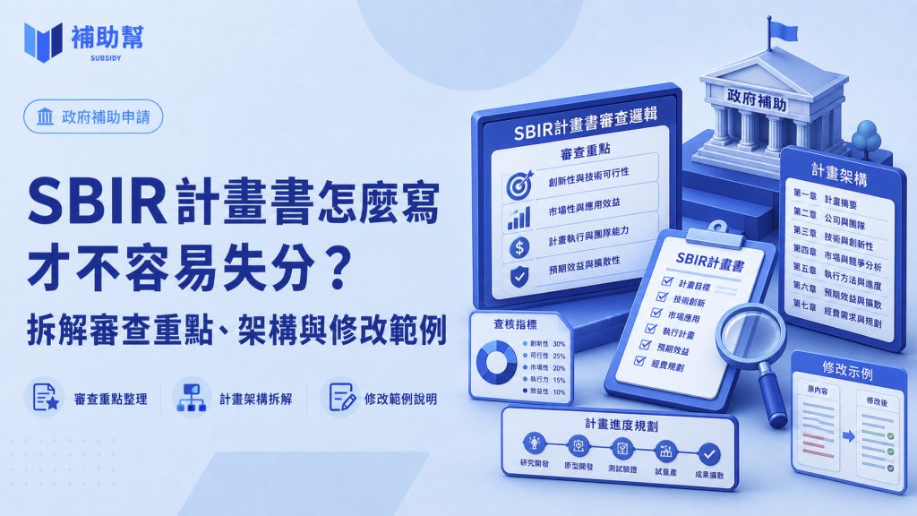 SBIR計畫書